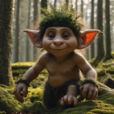 The troll in the forest
